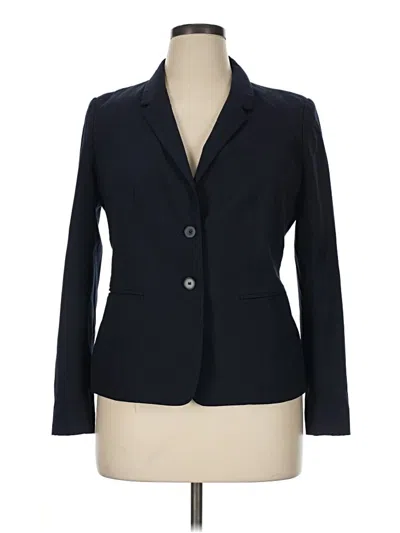 Pre-owned The Limited Long Sleeve Top Blue Square Neckline Tops