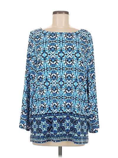 Pre-owned The Limited Long Sleeve T-shirt In Blue