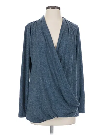 Pre-owned The Limited Long Sleeve T-shirt In Blue