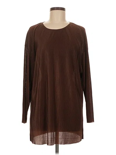 Pre-owned The Limited Long Sleeve T-shirt In Brown