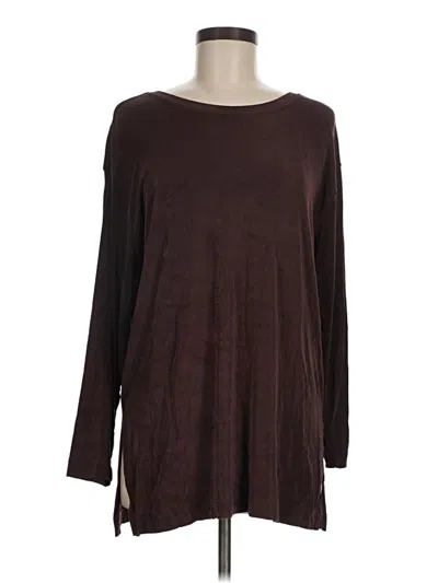 Pre-owned The Limited Long Sleeve T-shirt In Brown