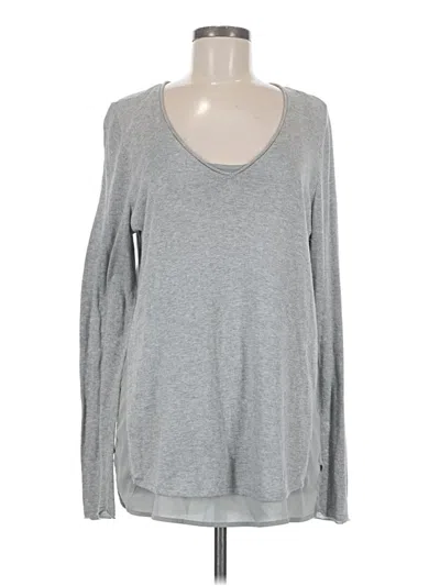 Pre-owned The Limited Long Sleeve T-shirt In Gray
