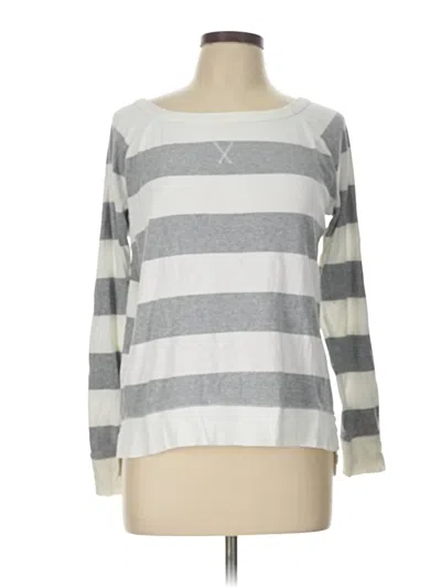 Pre-owned The Limited Long Sleeve T-shirt In Silver