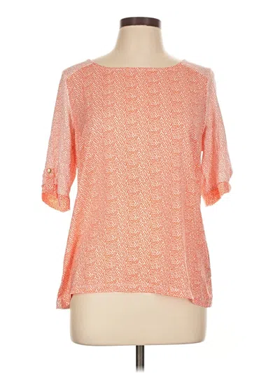 Pre-owned The Limited Outlet 3/4 Sleeve T-shirt In Orange