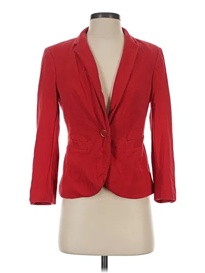 Pre-owned The Limited Outlet Blazer Jacket In Red