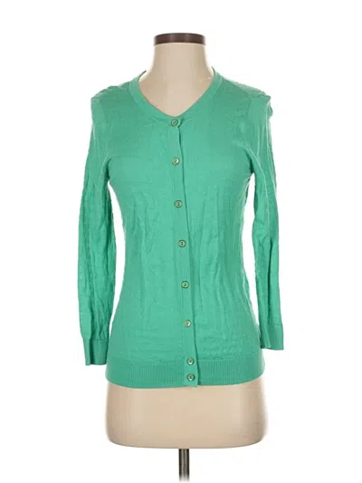 Pre-owned The Limited Outlet Cardigan Sweater In Green
