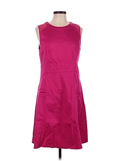 Pre-owned The Limited Outlet Cocktail Dress In Burgundy