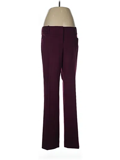 Pre-owned The Limited Outlet Dress Pants In Burgundy