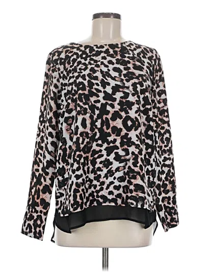 Pre-owned The Limited Outlet Long Sleeve Blouse In Black