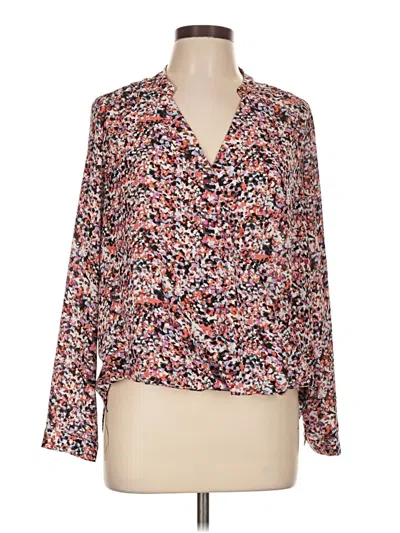 Pre-owned The Limited Outlet Long Sleeve Blouse In Ivory
