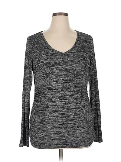 Pre-owned The Limited Outlet Long Sleeve T-shirt In Gray