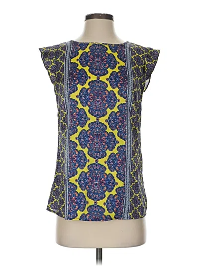 Pre-owned The Limited Outlet Sleeveless Blouse In Blue