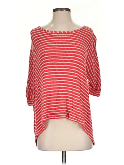 Pre-owned The Limited Poncho In Red