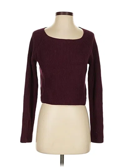 Pre-owned The Limited Pullover Sweater In Burgundy