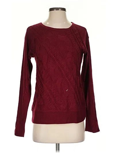 Pre-owned The Limited Pullover Sweater In Burgundy