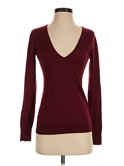 Pre-owned The Limited Pullover Sweater In Burgundy