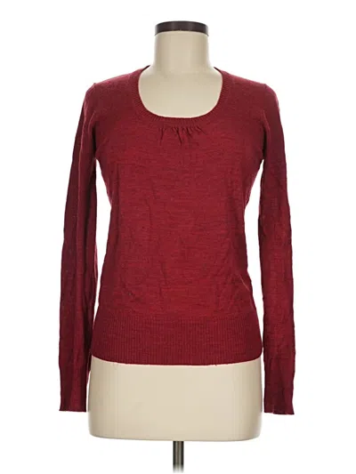 Pre-owned The Limited Pullover Sweater In Burgundy