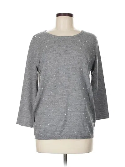 Pre-owned The Limited Pullover Sweater In Gray