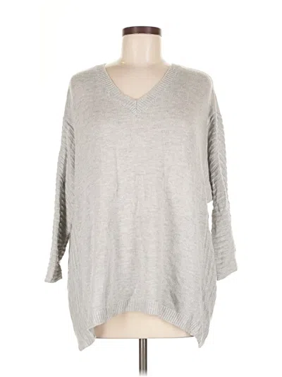Pre-owned The Limited Pullover Sweater In Gray