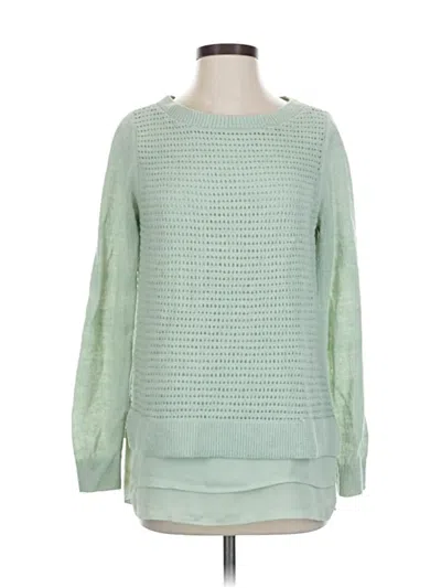Pre-owned The Limited Pullover Sweater In Green