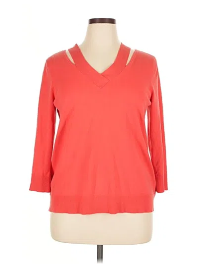 Pre-owned The Limited Pullover Sweater In Orange