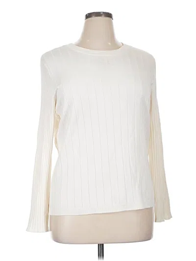 Pre-owned The Limited Pullover Sweater In White