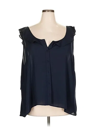 Pre-owned The Limited Sleeveless Blouse In Black