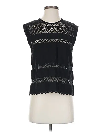 Pre-owned The Limited Sleeveless Blouse In Black