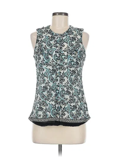 Pre-owned The Limited Sleeveless Blouse In Blue