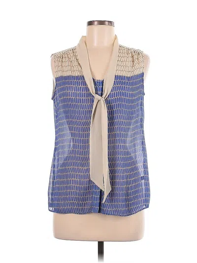 Pre-owned The Limited Sleeveless Blouse In Blue