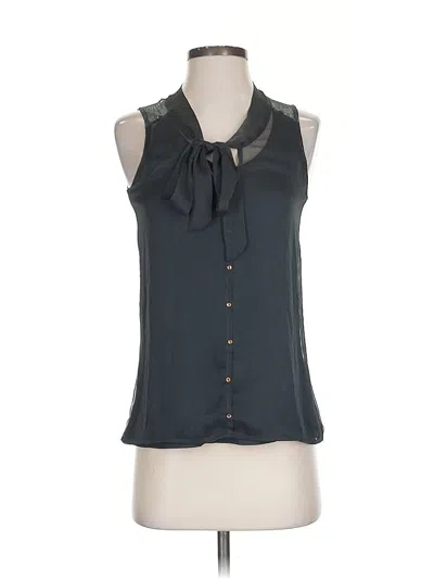 Pre-owned The Limited Sleeveless Blouse In Blue