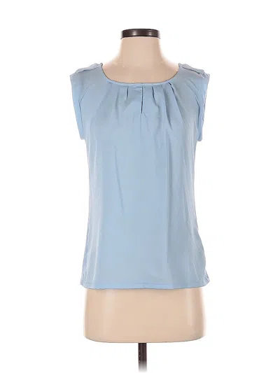 Pre-owned The Limited Sleeveless Blouse In Blue