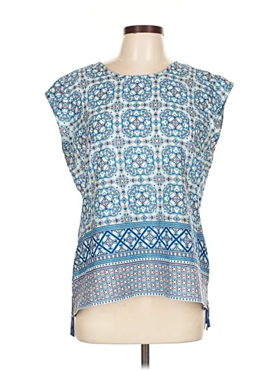 Pre-owned The Limited Sleeveless Blouse In Blue