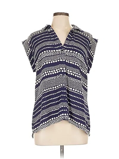 Pre-owned The Limited Sleeveless Blouse In Blue