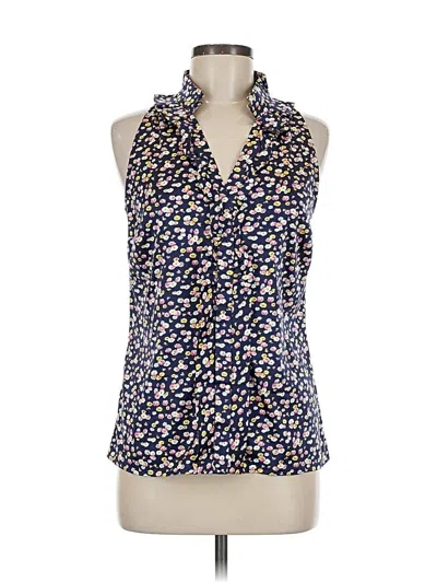 Pre-owned The Limited Sleeveless Blouse In Blue