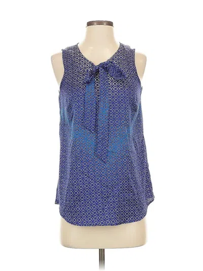 Pre-owned The Limited Sleeveless Blouse In Blue