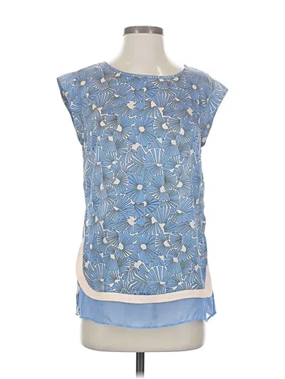 Pre-owned The Limited Sleeveless Blouse In Blue