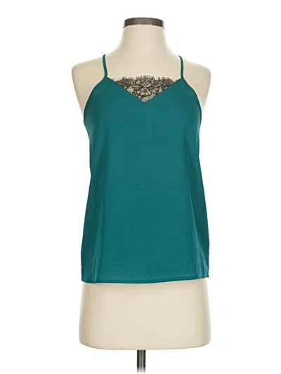 Pre-owned The Limited Sleeveless Blouse In Blue