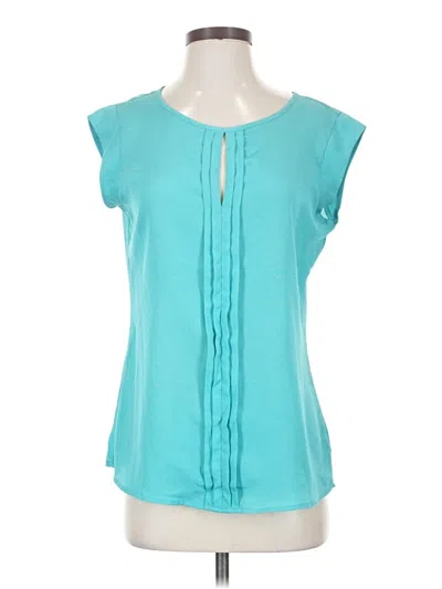 Pre-owned The Limited Sleeveless Blouse In Blue