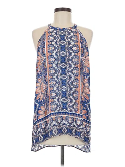 Pre-owned The Limited Sleeveless Blouse In Blue