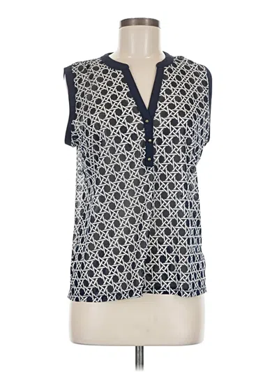 Pre-owned The Limited Sleeveless Blouse In Blue