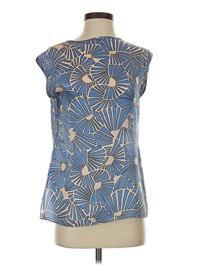 Pre-owned The Limited Sleeveless Blouse In Blue