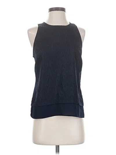 Pre-owned The Limited Sleeveless Blouse In Blue