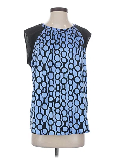 Pre-owned The Limited Sleeveless Blouse In Blue