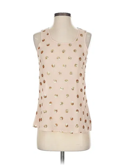 Pre-owned The Limited Sleeveless Blouse In Brown