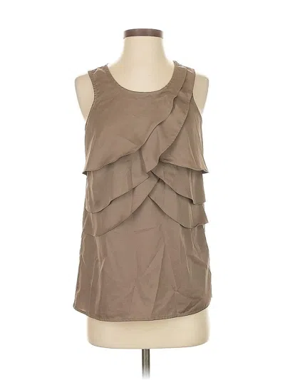 Pre-owned The Limited Sleeveless Blouse In Brown