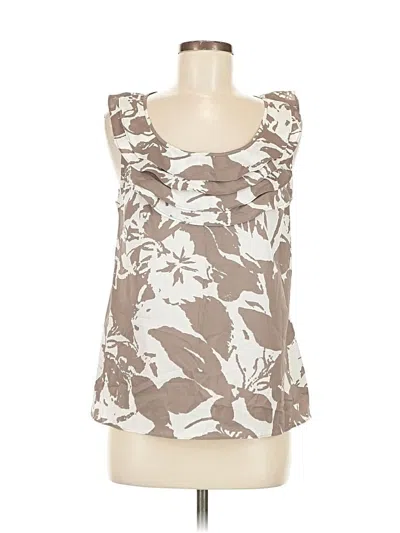 Pre-owned The Limited Sleeveless Blouse In Brown