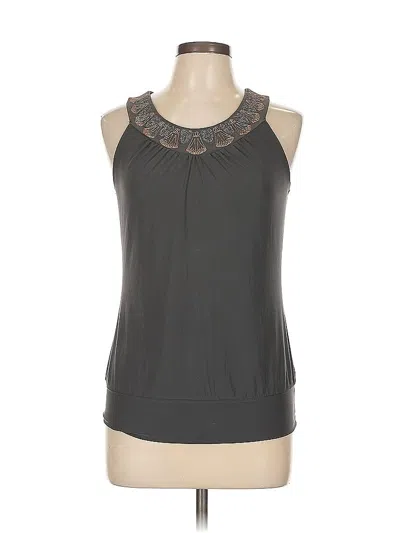 Pre-owned The Limited Sleeveless Blouse In Gray