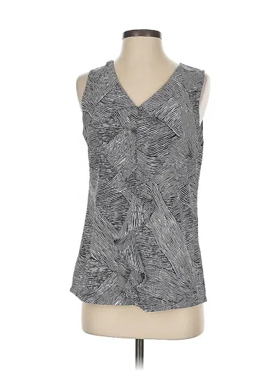 Pre-owned The Limited Sleeveless Blouse In Gray