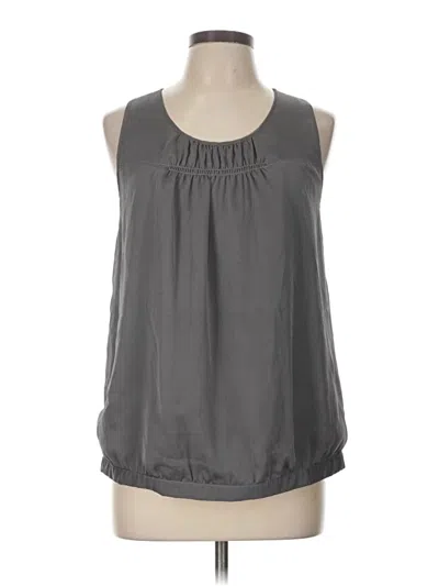 Pre-owned The Limited Sleeveless Blouse In Gray